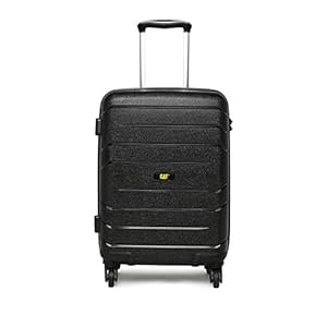 CAT Crosscheck Polypropylene 56 cms Black Hardsided Cabin Luggage (83546-01)