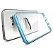 Spigen Neo Hybrid Crystal Galaxy S6 Edge Plus Case with Flexible Inner Casing and Reinforced Hard Bumper Frame for Galaxy S6 Edge Plus 2015 - Blue Topaz