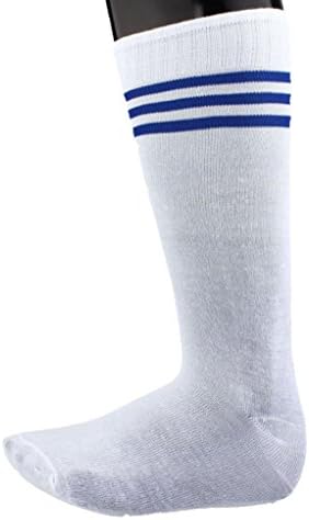 Vertily Socks Unisex Soccer Over Knee Long Boot Tube Striped Thigh-High No Slip
