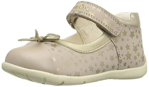 Geox Baby-Girl's B Kaytan 22-K, Beige/Gold, 18 EU (3 M US Infant