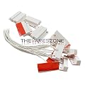 50 Pack White Door Window Security Alarm Contact Surface Reed Home Switch Sensor