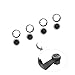 RCGEEK Mavic Mini Drone Motor Covers Caps (Black, for Spark)