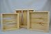 Poole & Sons Inc. Set of Three Nesting Pine Boxes or Crates