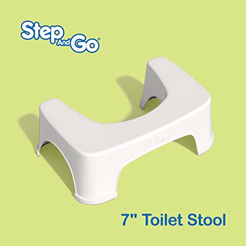 Step and Go Toilet Stool 7" Bathroom Squat Stool Pricepulse