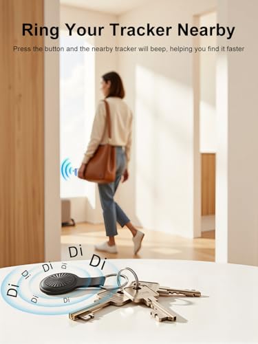 GPS Car Locator Without Subscription, GPS Tracker for Car Compatible with iOS and Android, Waterproof IP67, 7 Days Route Playback, 365 Days Autonomy, Suitable for Cars/Pets/Keys