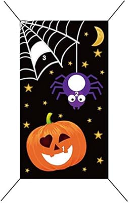 Amazon Pretyzoom 休日屋外屋内家 砂袋ランダムカラー スタイル1 の3ピースサンドバッグとハロウィーンの投げるゲームフラグ Pretyzoom 砲丸投げ