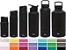 Simple Modern 40oz Water Bottle, Insulated Reusable Wide Mouth Stainless Steel Metal Flask with Handle Lid, Midnight Black
