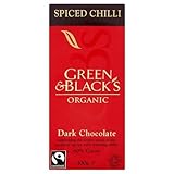 Green & Black's Spiced Chili Dark Chocolate, 3.5 Ounce