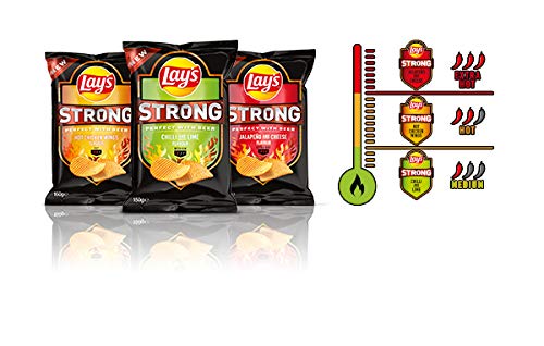 Lay's Strong Chips Jalapeno & Cheese, Doos 9 stuks x 150 g - Image 7
