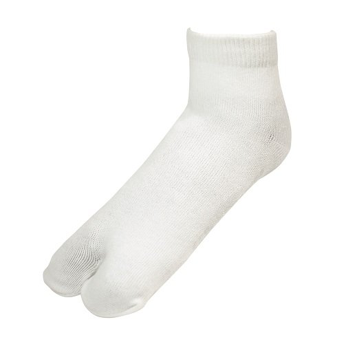 [Marugo] Unisex-Toddler/Kids Tabi Socks for Ninja Shoes Jikatabi, w.Non-slip rubber processing, White, S(13-16cm / 5-9(US))