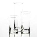 Eastland Cylinder Pillar Candle Vases Set of 36