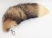 Multi-Function Real Fox Tail Fur Anal Plug Sexy Adult Toy Fashion Butt Stainless Steel Cosplay(Red, Small)thumb 3