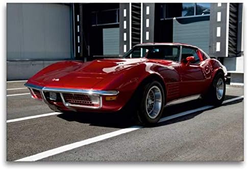 Premium Textile Canvas 120 cm x 80 cm Landscape Corvette C3 Wall Picture on Stretcher Frame Ready Picture on Real Canvas Canvas Print Calvendo Mobilitaet Calvendo Mobilitaet