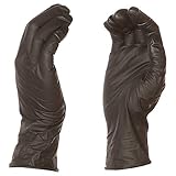 AmazonBasics Powder Free Disposable Nitrile Gloves, 6 mil, Black, Size L, 100 per Pack, 10-Pack