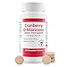 Cranberry D-Mannose Urinary Tract Supplement for Dogs & Cats – Bladder & UTI Health Support – Cranberry Extract, D-Mannose & Vitamin C–Promotes Urinary Wellness & Kidney Function – 60 Chewable Tablets