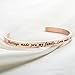 WUSUANED Marriage Made You Family Love Made You My Daughter Bracelet Christmas Gift for Daughter in Law (daughter in law cuff RG)