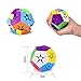 Ganowo Megaminx Cube 3x3 2x2 Pentagonal Dodecahedron Speed Cube Puzzle Toy Magic Puzzle for Kids Stickerless Pink 2 Packs