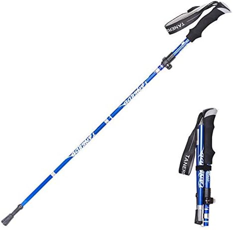 CRBHSH TANERDD- Hiking Poles, Adjustable Telescopic Poles, Aluminum Alloy Ultralight Hiking, Camping, Hiking, Backpacking, Walking, Hiking