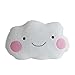 Dimart Cute White Smile Bowknot Clouds Plush Pillow Cushion