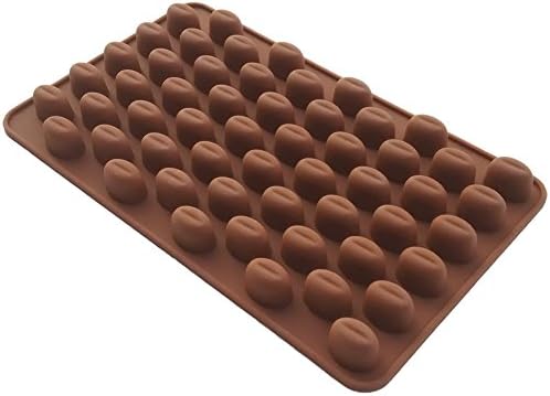 Fanhesheng Coffee Beans Chocolate Candy Ice Cube Cake Decoration Silicone Bakeware Mould