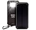 Solar Charger, Solar Power Bank by Edaisy 8000mAh External Backup Solar Battery Charger Solar Phone Charger Dual USB Solar Power Charger with 6 LED Light for iPhone iPad Samsung Cellphones and More