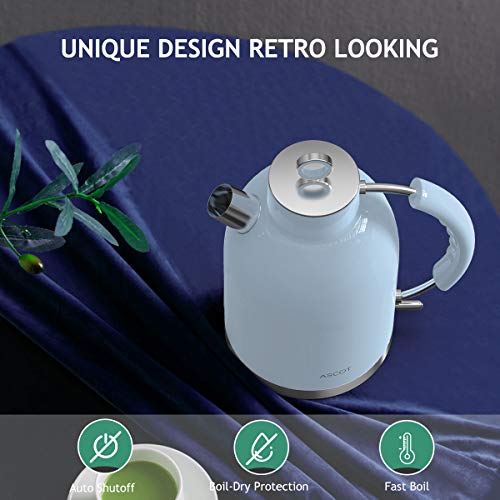 Electric Kettle, ASCOT Electric Tea Kettle, Stainless Steel Kettle