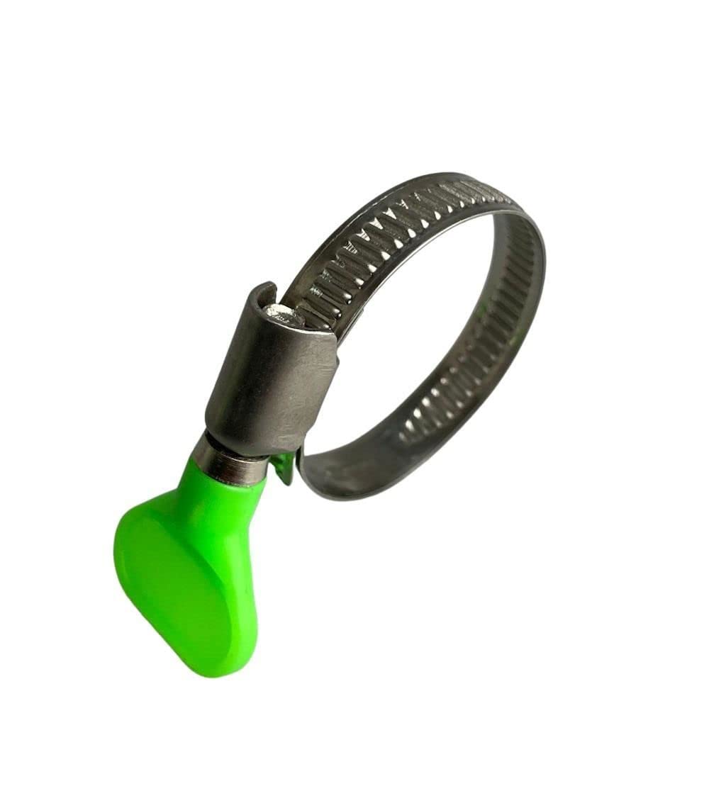 Boltza Stainless Steel Thumb Screw/Wing Hose Pipe Clip Jubilee Clamp 25-40mm (9MM BW) x10