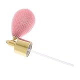 MagiDeal Crystal Perfume Bottle Gold Cap w/Tupe