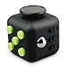 QQPOW Cube Relieve Stress for Adults Children Anxiety Attention Relieves Stress and Anxiety Release Stress Toy (Black and Green)