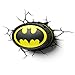 3DLightFX Warner Bros DC Comics Batman Emblem Logo 3D Deco Light