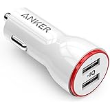 Anker 24W Dual USB Car Charger PowerDrive 2 for Apple iPhone 6s / 6s Plus, iPad Air 2, iPad Pro, iPad mini; Samsung Galaxy Note Series, S Series & Edge Models; LG G4 / G5; Google Nexus; and Other iOS and Android Devices
