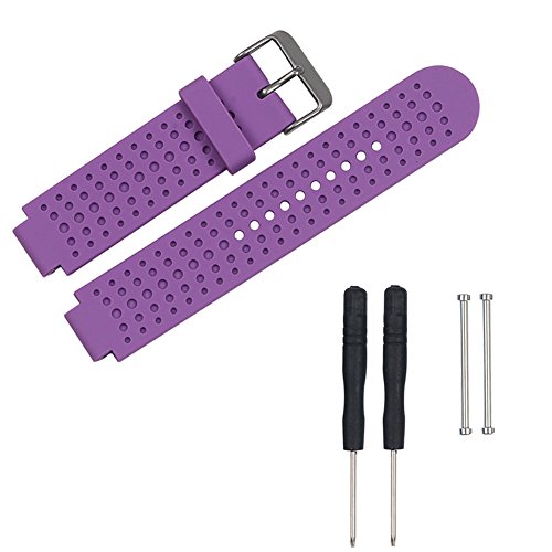 Kocome Replacement Wrist Watch Band Belt Strap for Garmin Forerunner 230 235 630 220 (Purple)