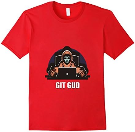 Mens Serious Gamer Tshirt Git Gud Meme Small Red