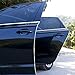 TYMXGHF Cool·CAR 16FT(5M) Car Door Edge Guards Clear U Shape Trim Molding Electroplated Glossy Rubber Seal Protector with Fits Most Cars, No Glue Needed(electroplated Silver)