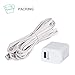Power Adapter for Arlo with 25Ft/7.5m Weatherproof USB Cable, Continuously Charging Your Security Camera, No Need to Change The Batteries – White