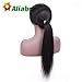 Aliabc Hair 4X4 Lace Closure Straight Human Hair Wigs Unprocessed Brazilian Virgin Remy Human Hair Natural Color (18