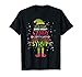 Four Main Food Groups Elf Buddy Christmas Pajama T-Shirt Tee