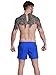 Neleus Men's Dry Fit Athletic Shorts with Pockets,802# Blue,USA S+,Tag L