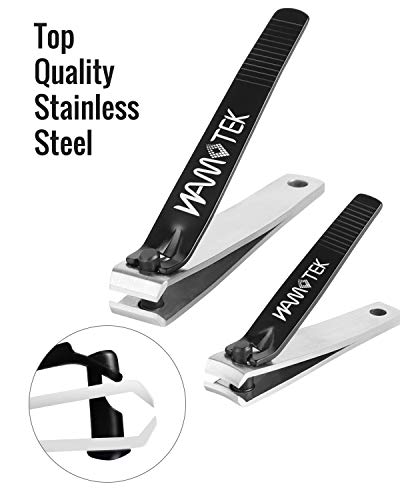 Nail Clippers Set for Men & Women, Stainless Steel Fingernail & Toenail Clippers, Manicure & Pedicure Kits.