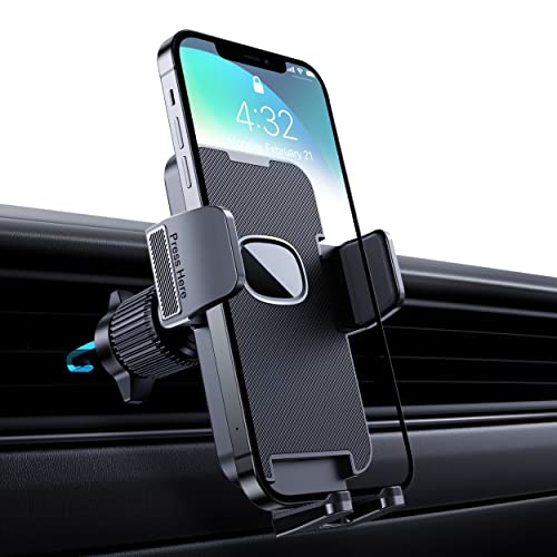 CINDRO Porta Cellulare da Auto [Clip per Gancio Qualità Militare] 360 Gradi di Rotazione Supporto Telefono Auto per Presa D'aria Dell'Auto Portacellulare Auto per Universale Smartphone iPhone Android