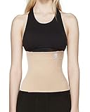 Women's Waist Cincher Weight Loss Bustier and Corset Slimming Girdle (XL, Beige)