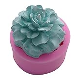 WYD Carnation Flower Shape Silicone Fondant Mold,Handmade Soap Mold,Cake Mold Decorating,Candle Mold