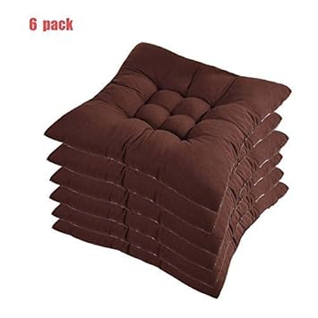 LANDOR Stuhlkissen Sitzkissen Satz von 4 Stuhlkissen ca. 40x40 cm,erhältlich in Verschiedenen Ausführungen (erhältlich) für D