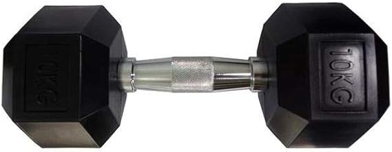 Halteres Sextavado Injetado com Pegada Cromada 10, 0Kg