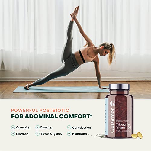 GUT ARMOR Gut Health + Immune Support Postbiotic for Men and Women