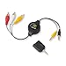 ReTrak Retractable Portable DVD to RCA Audio/Video Cable (ETCABLERCADVD)