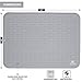 Silicone Dish Drying Mat - 23 x 18 - Extra Large Dish Drying Mat, Counter top Mat, Dish Draining Mat, Sink Mat, Large Silicone Trivet (XXL, GREY)