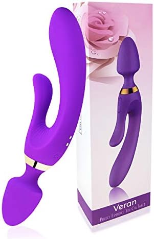 Magic Wireless Waterproof Massage - Powerful Speed and Multi-Function Mode - Self-Relieving Back, Waist and Body Sore Recovery (Purple)
