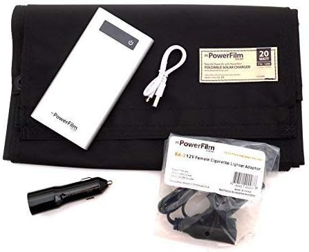 20 Watt Foldable Solar Panel Power Bank Kit