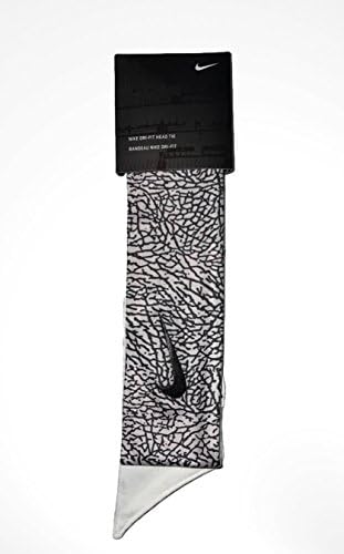 Custom Elephant Print Nike Dri-Fit Head Tie Headband Black White Grey - Tie Back - Yellow Pink Green Blue Purple Orange Red Brown - Cement